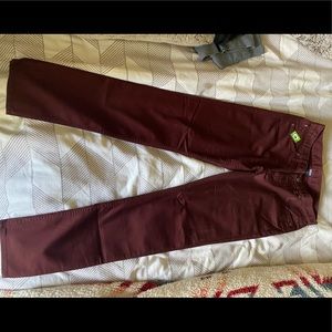 Patagonia, size 8, maroon pinyon pines hiking pants
